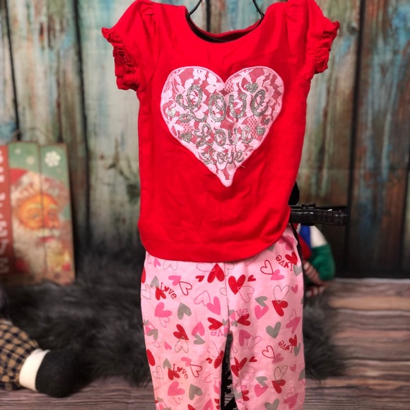baby girl heart outfit